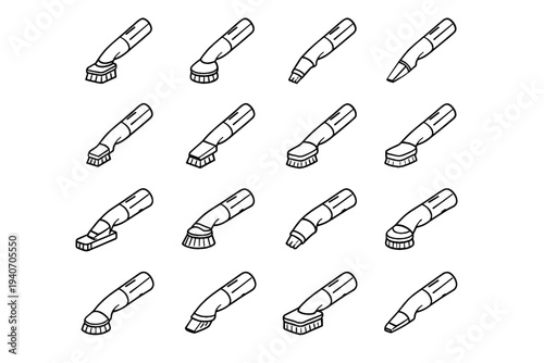 Zones sides breathable vector fabric modern assembly clean design icon silhouette contour