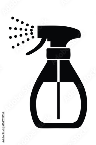 Spray can icon vector illustration, aerosol spray can icon, spray can silhouette, spray bottle icon