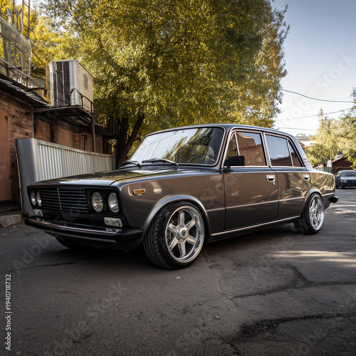 Getunter Lada 2101 auf Basis des Fiat 124 Lizenzbaus. Kultauto aus der UdSSR und dem Ostblock – bekannt für Robustheit, einfache Technik und lange Lebensdauer.
