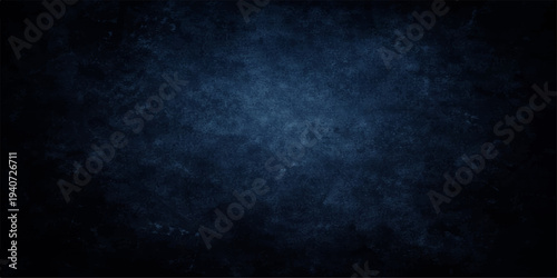A dark blue grunge background features a textured design with smoky clouds and black storm patterns to create an atmospheric night sky backdrop for a blank wallpaper