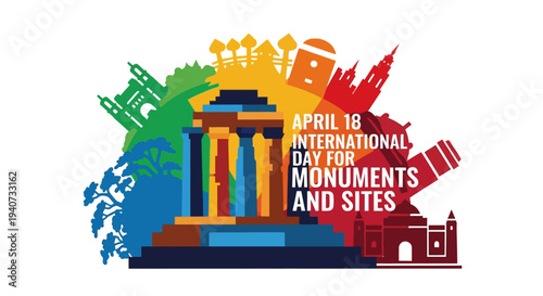 Vibrant monuments and sites celebrate International Day on April 18