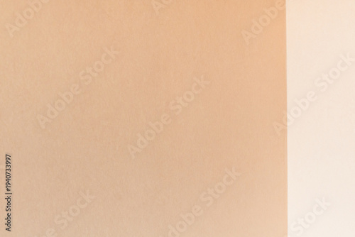 фотографія corner of room with brown, freshly painted walls