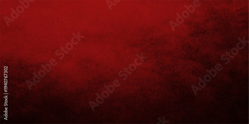 A dark vintage red grunge background features an aged paper texture with a grungy old wall pattern and a dirty retro fabric material design for a textured backdrop