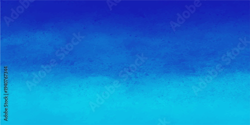 Abstract blue grunge background featuring a vintage textured paper design with light watercolor paint effects on a rough aged canvas wall backdrop