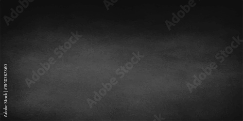 A dark vintage chalkboard background with a rough grunge texture on a black stone surface creates a blank gray backdrop for a dirty old wall design