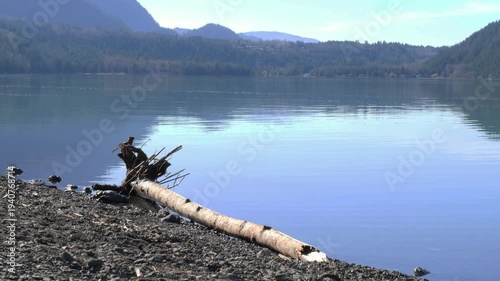 Cultus Lake Provincial Park during a winter season in Fraser Valley, British Columbia, Canada
