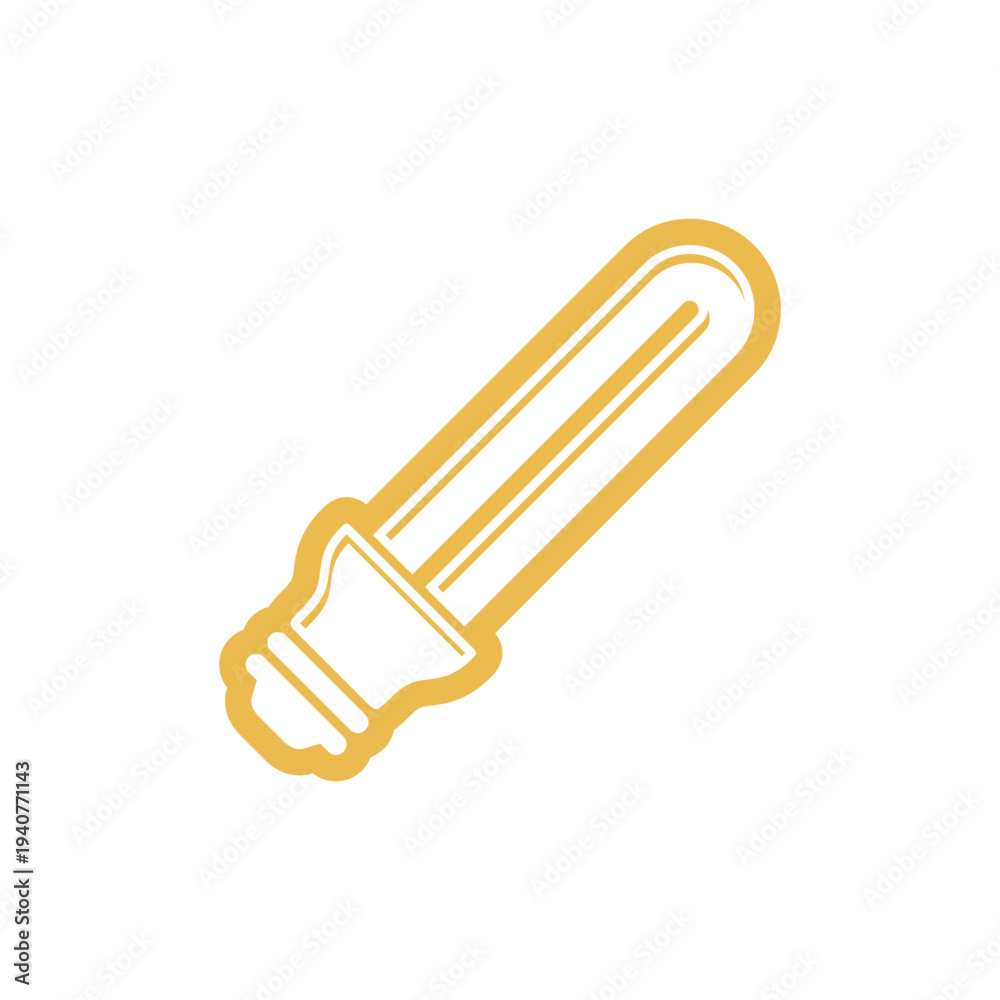 Fototapeta premium Simple Trendy Economical Light Bulb Icon Vector Template