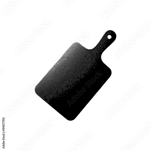 Cutting board kitchen utensil for chopping vegetables textured effect