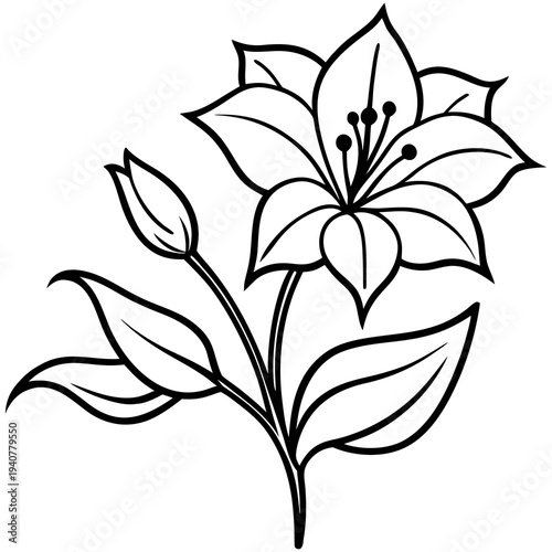 A delicate pink lily of the valley vector illustration featuring floral garden leaves and spring blossom elements for a nature inspired pattern design