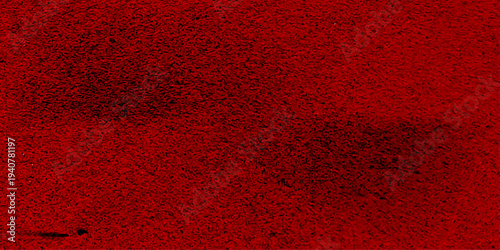 Abstract Dark Red and Black Grunge Texture Background with Rough Distressed Painted Surface and Intense Crimson Splatter Noise for Dramatic Graphic Design. 