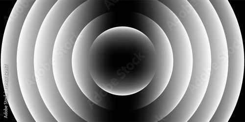 sensor waves set icon on grid transparent, ripple white color, sound wave light effect, radar.