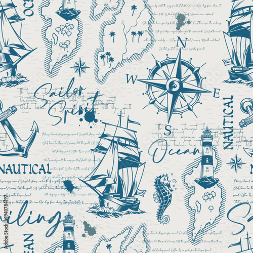 Sailing-themed design