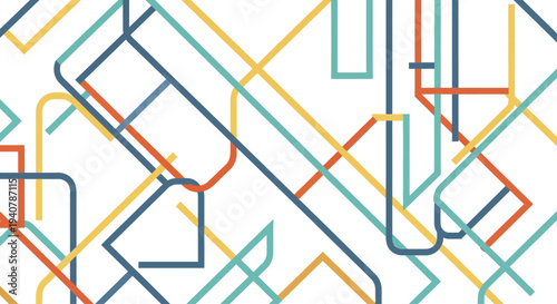 Modern abstract geometric line pattern background