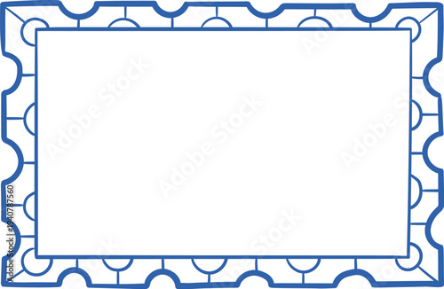 Stamp Frame Outline Doodle