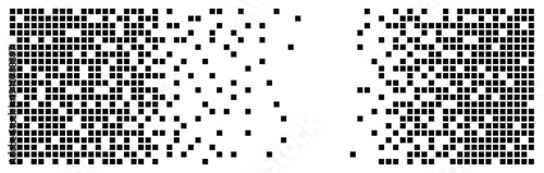 Pixel Halftone Transition Pattern