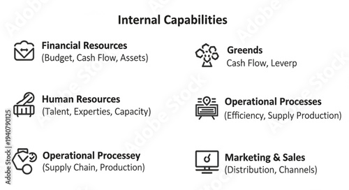 Internal Capabilities Business Strategy Diagram.