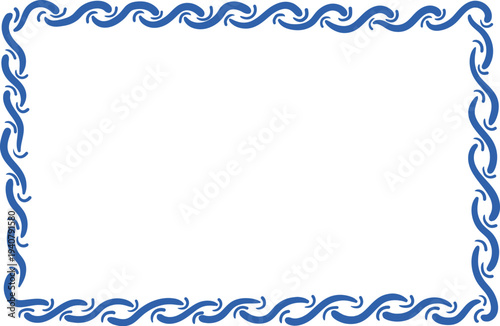 Border Wave Pattern Frame