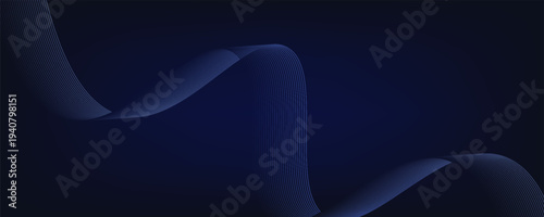 Futuristic abstract background. Glowing flowing wave lines design. Modern shiny blue moving lines element. Future technology concept.
