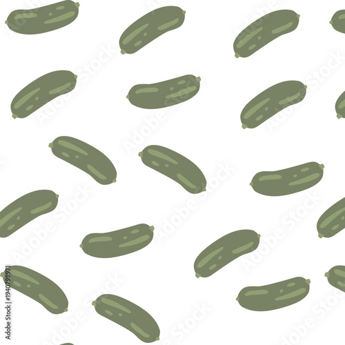 Art & Illustration Flat vector vegetable pattern with carrots and tomatoes, seamless food background	
