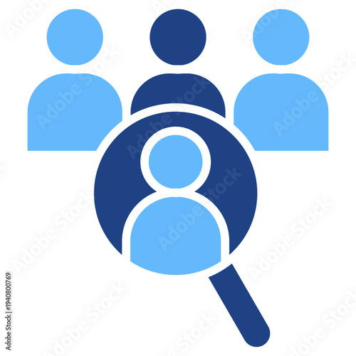 Recruitment glyph color icon