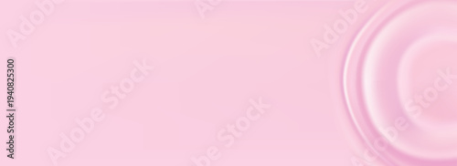 Creamy pink background with smooth ripples and glossy frosting drips. Melting ice cream glaze flows down with shiny sugary decoration and sweet dessert texture.