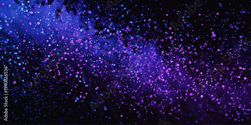 Abstract a breathtaking view of the universe, with stars of various sizes forming celestial rivers across the darkness. The beauty of space captured in all its majesty.