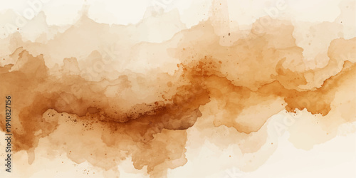 Abstract watercolor wash, capturing a gradient of warm, earthy tones to evoke the fluid artistry. A sophisticated background suitable for various design applications.
