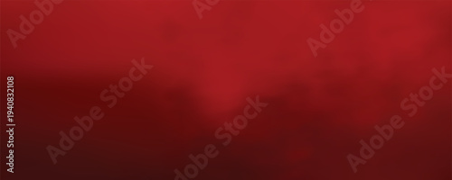 Dark Red Abstract Background with Soft Cloudy Texture and Gradient Depth. vector illustration