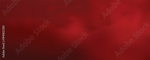Dark Red Abstract Background with Soft Cloudy Texture and Gradient Depth. vector illustration