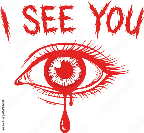 Vector illustration of red monster claw marks with dripping blood graphic design