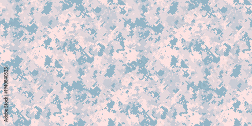Abstract pastel camouflage pattern.  Perfect for fashion, design, and print projects.  Subtle yet striking, this digital design evokes a sense of understated style and hidden strength.