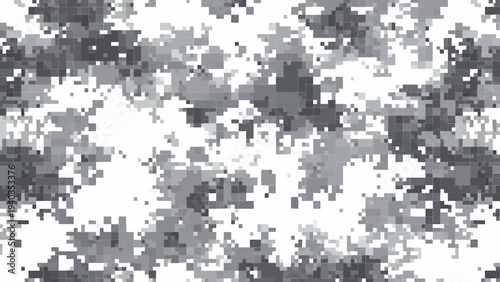 Military parade scene depicted in a flat vector illustration showing soldiers marching