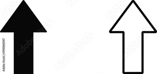 Up arrows pointing up direction Vector