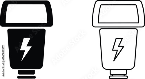 Electric plug icons Vector