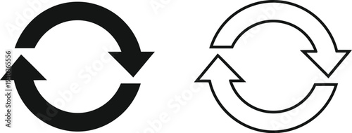 Recycling symbol arrows Vector