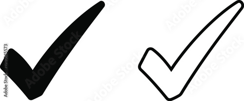 Checkmarks icons Vector