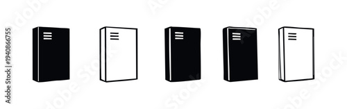 Portable Power Bank Icons Set, External Battery Charger for Mobile Devices Doodle Illustrations