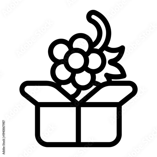 fruit Line Icon