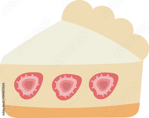 Strawberry Tart illustration.