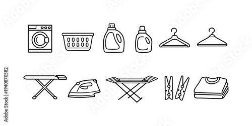 Music, audio line icon set. instruments, sound, notes line style icon collection