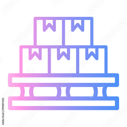 logistics Line Gradient Icon