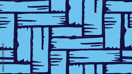Vector blue woven texture background pattern