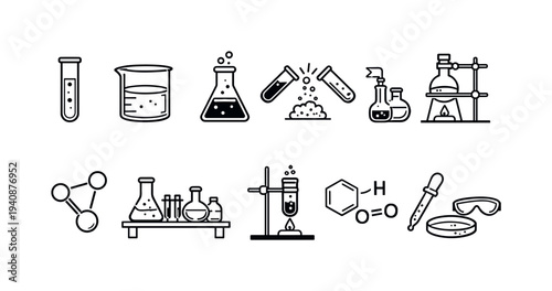 Financial services flat icon set. money, banking, finance, investment, payment collection