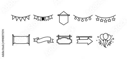 Music and entertainment icon set. musical instruments and sound flat icons collection.