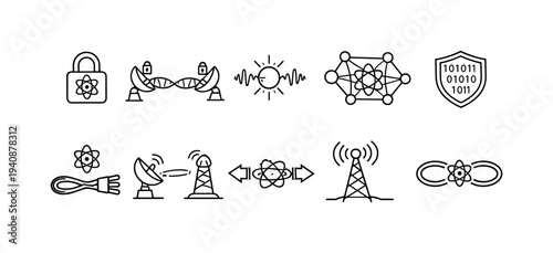 Healthcare, medical line icon set. hospital, medicine icons in linear style collection