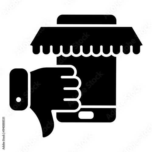 review store Solid icon