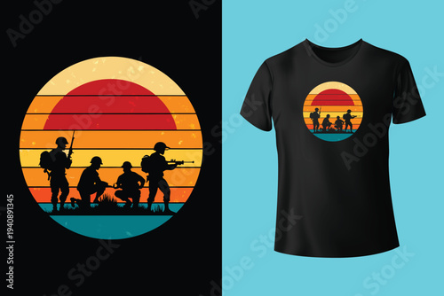 I stand for the flag I kneel for the fallen, Memorial Day T-shirt Design