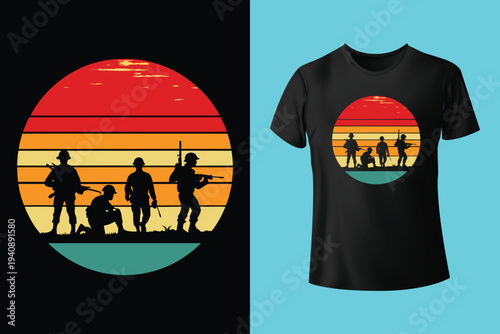 I stand for the flag I kneel for the fallen, Memorial Day T-shirt Design