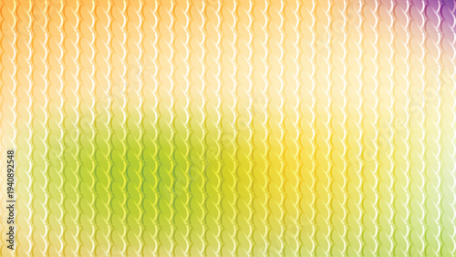 Abstract green honeycomb pattern background with hexagon cells and golden beeswax texture seamless vector design