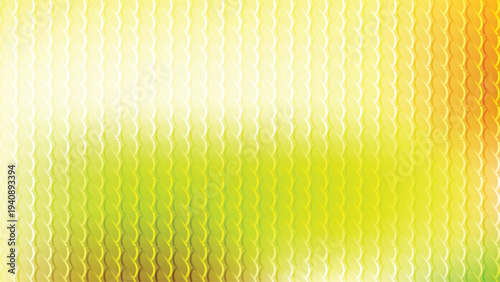 Abstract green honeycomb pattern background with yellow and gold texture seamless vector design